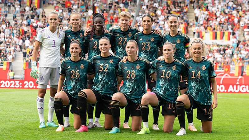 Đội tuyển nữ Đức đứng thứ 2 trên bảng xếp hạng FIFA